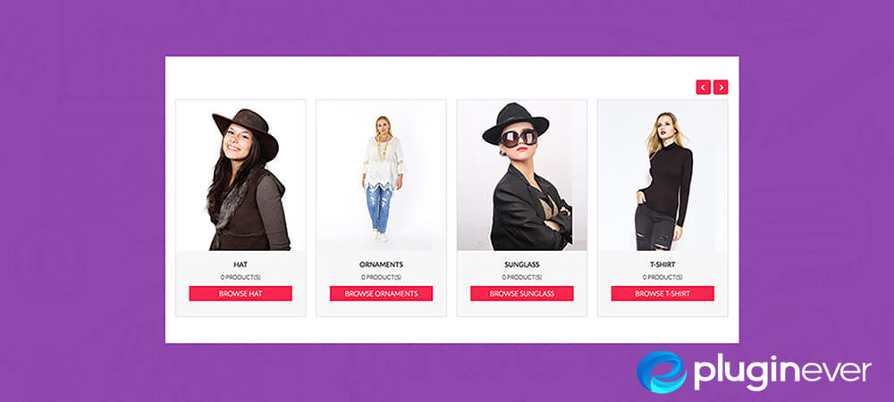Image illustrating demo of WP WooCommerce Category Slider.